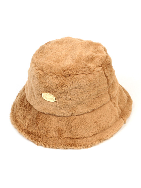 모자,모자 - 유니버셜 케미스트리 (Universal chemistry) - Fur Beige Bucket Hat 버킷햇
