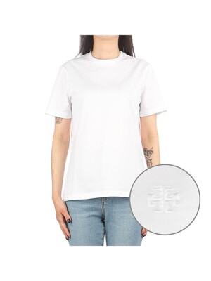 [토리버치] 23SS (151125 100) 여성 EMBROIDERED LOGO 반팔 티셔츠