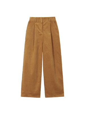 Corduroy Wide Pants in Camel VW3WL360-92