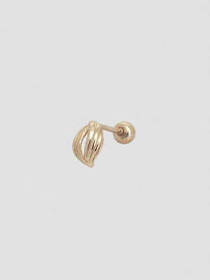 14k petal piercing earrings