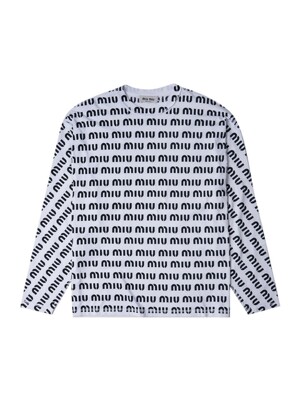 [미우미우] 프린트 코튼 티셔츠 MJL862 12P2 F0009
