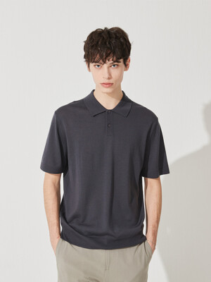 Polo Shirt Pullover_ Stone (ST) M42MPU019ST