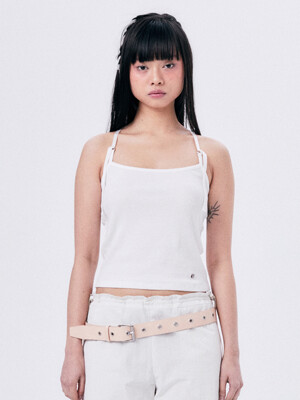 O RINGS SLEEVELESS / WHITE