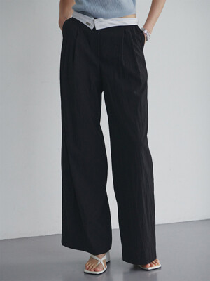 Turn-up Waist Wide Pants SW4ML754-10