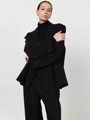 Comfort Boxy Jacket_BLACK