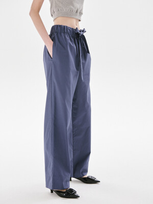 Relaxed pants_NAVY