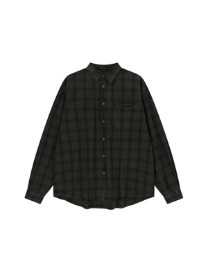 Vintage check shirt (vtg gray)