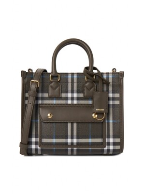 BURBERRY 버버리 프레야 체크 여성 토트백 8108260