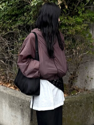 Sheer Hoodie Wind Jumper_DARK PURPLE(W25-OT02)