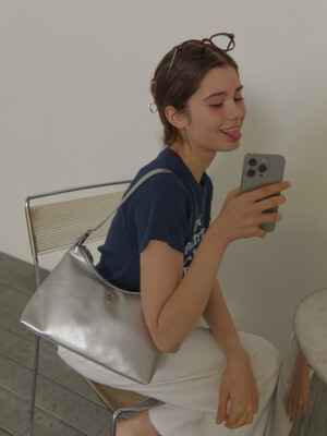ANC BELT SHOULDER BAG_SILVER