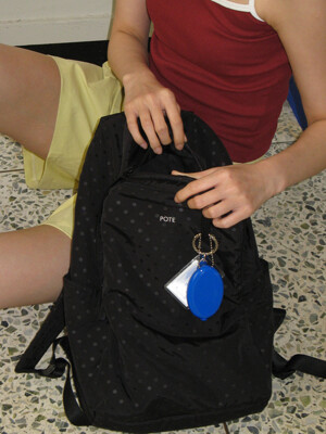 [3차리오더:바로출고] 0002 HideSlot Classic Backpack_Dot Black