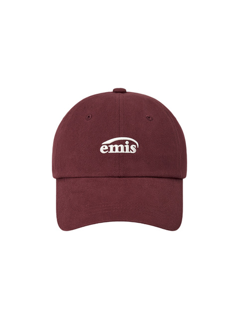 이미스 SMALL LOGO BALL CAP-BURGUNDY