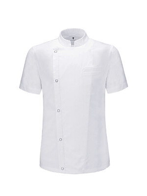 basic 1/2 chef coat (white) #AJ1528
