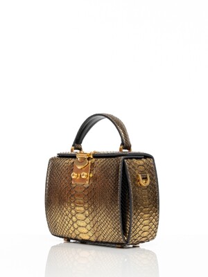 Lapang Bag_Gold Python