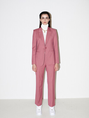 Sassy single tailored Jacket [Pink]