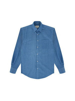Light Denim solid shirts (Blue)