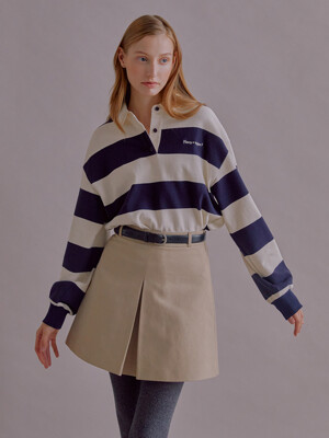 MAILI A-line skirt (Beige)