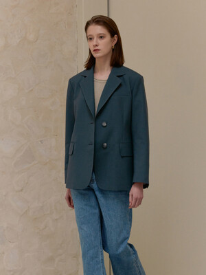 TWS WOOL STITCH BLAZER_2 COLOR