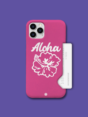 슬림카드 케이스 - 알로하 핑크(Aloha Pink)