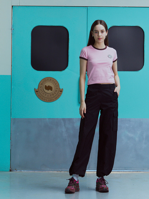 팬츠 - 언톨드레이블 (UNTOLD LABEL) - STRING CARGO JOGGER PANTS_BLACK [U3S0P30499]