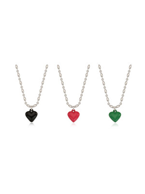 Colorful Heart Necklace_VH2313NE008B