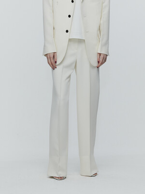 HIGH-RISED STRAIGHT PANTS_IVORY