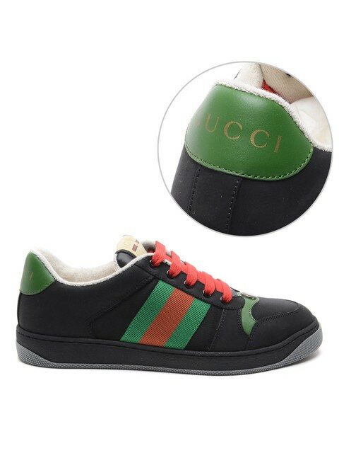 럭셔리슈즈,럭셔리슈즈 - 구찌 (GUCCI) - 19FW 남성 스크리너 스웨이드 스니커즈 (576223_9PYQ0_1098_19F)
