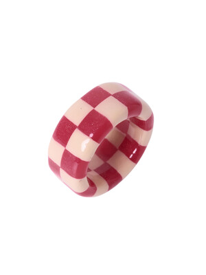 chess ring_cherry red