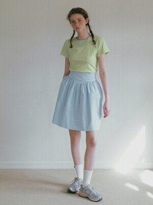 corset volume skirt_sky blue