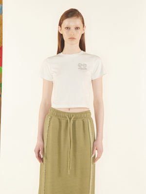 Standard Crop T-Shirt Off-White