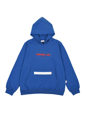 Fake zipper hoodie_Blue