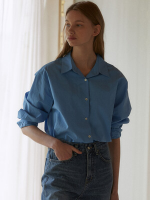 loose fit shirt (blue)