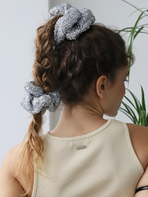 Twinkle Scrunchies / Silver