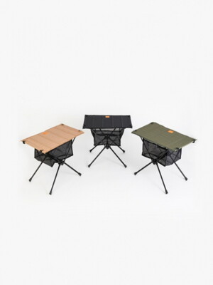 미니 초경량 휴대용 캠핑테이블 파우치 포함 3color