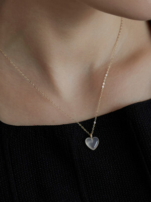 Uriela Heart 14K Gold Necklace (3Color)