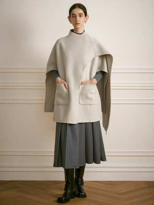 YY_Scarf shawl woolen coat