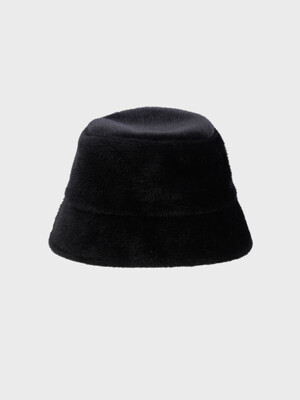 FUR BUCKET HAT_BLACK