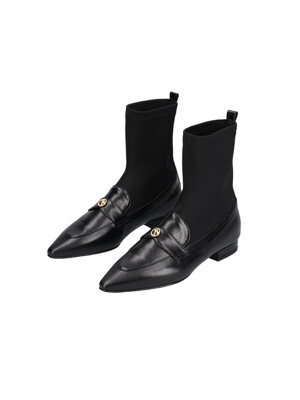 Monica span ankle boots (black)