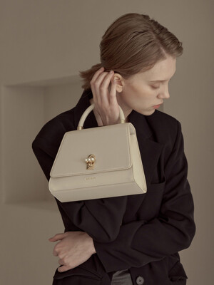 Jakie Leather Bag (Ivory)