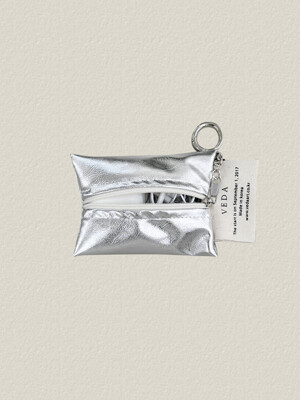 베다 파우치 미니 키링_실버_Veda pouch mini keyring [Silver]