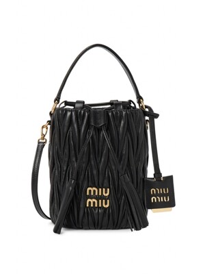 MIUMIU 미우미우 마테라쎄 여성 버킷백 5BE085 N88 F0002 OOO