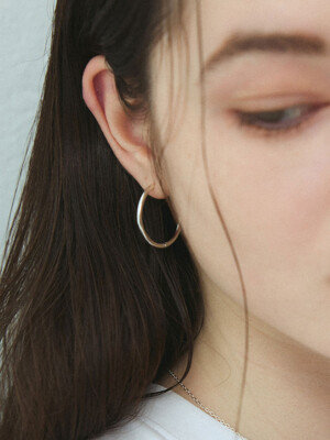 Basic ring earring_25mm