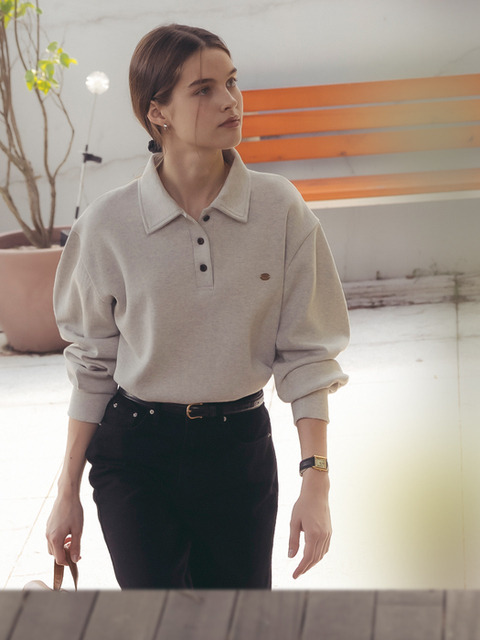 Tシャツ・カットソー ETMON Layered Halter Strap TShirt, Ash Beige Etmon-Layered Halter Strap T-Shirt, Cream│삼성물산 온라인몰