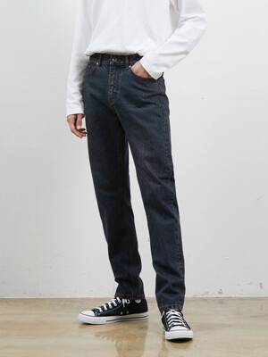 DENIM TIN COLOR SELVEDGE VINTAGE PANTS INDIGO