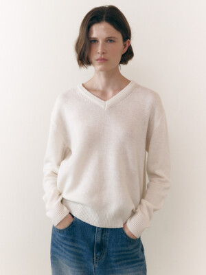 [리뉴얼]Basic Cashmere V-neck Pullover_5color