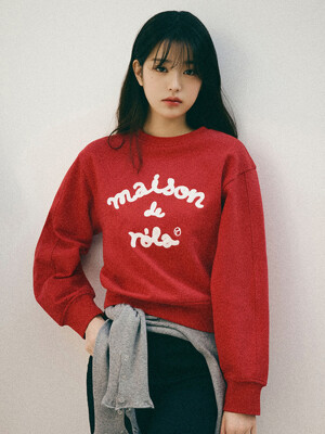 MAISON DE ROLA SWEATSHIRTS RED