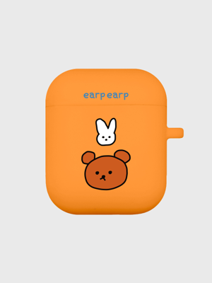 Bear and rabbit-orange(Air pods)