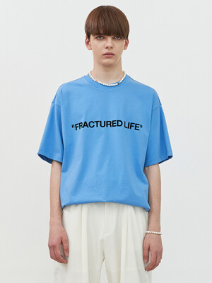 FRACTURED LIFE STRING TEE POWDER BLUE