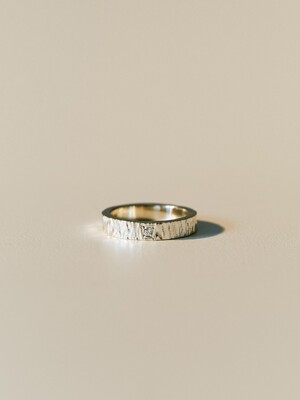 square tree ring(3mm/4mm)(UNISEX)