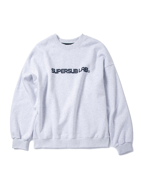 티셔츠,티셔츠 - 슈퍼서브 (SUPERSUB) - SUPER LAB 스웻셔츠 (라이트 그레이)
